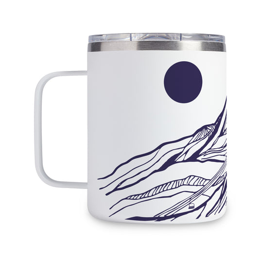 Palisades Tahoe KT22 Contour Lines Coffee Tumbler